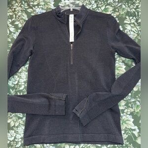 Women’s Lululemon Marino Black Quarter-Zip Sweater